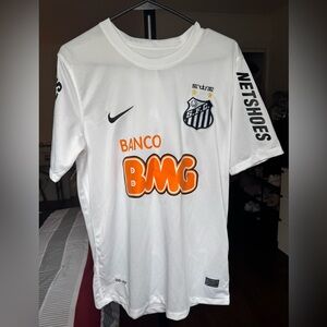 Nike Santos Neymar Jr. FC White Soccer Jersey dri-fit men size s